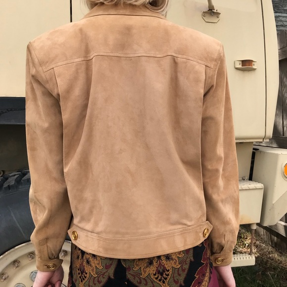 SOLD🔥RARE 1970s GUCCI Suede Blazer Jacket 🔥 - Picture 7 of 8